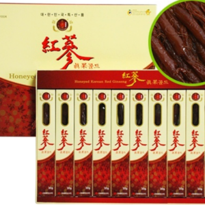 Медовые цукаты с Красным корейским женьшенем 4-5лет, корень, 30 г