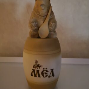 сувенирный бочонок 9 с мишкой на крышке