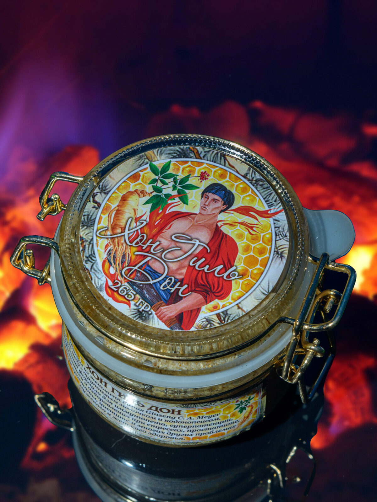 Хон Гиль Дон - женьшень на меду с трутневым молочком