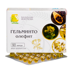 Бальзам масляный Гельминто-олефит бальзамы Короткова