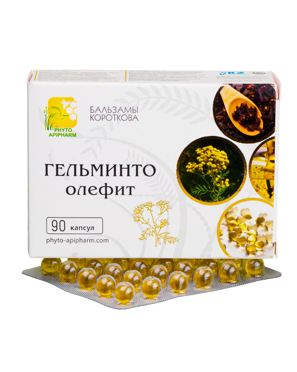 Бальзам масляный Гельминто-олефит бальзамы Короткова