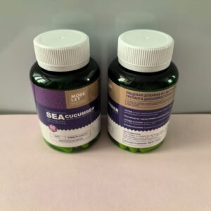 Трепанг дальневосточный (морской женьшень) с кремнием и кальцием, 60 капс.