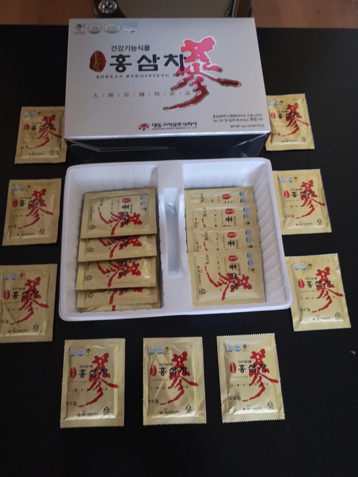 ЖЕНЬШЕНЕВЫЙ ЧАЙ растворимый с красным корейским женьшенем