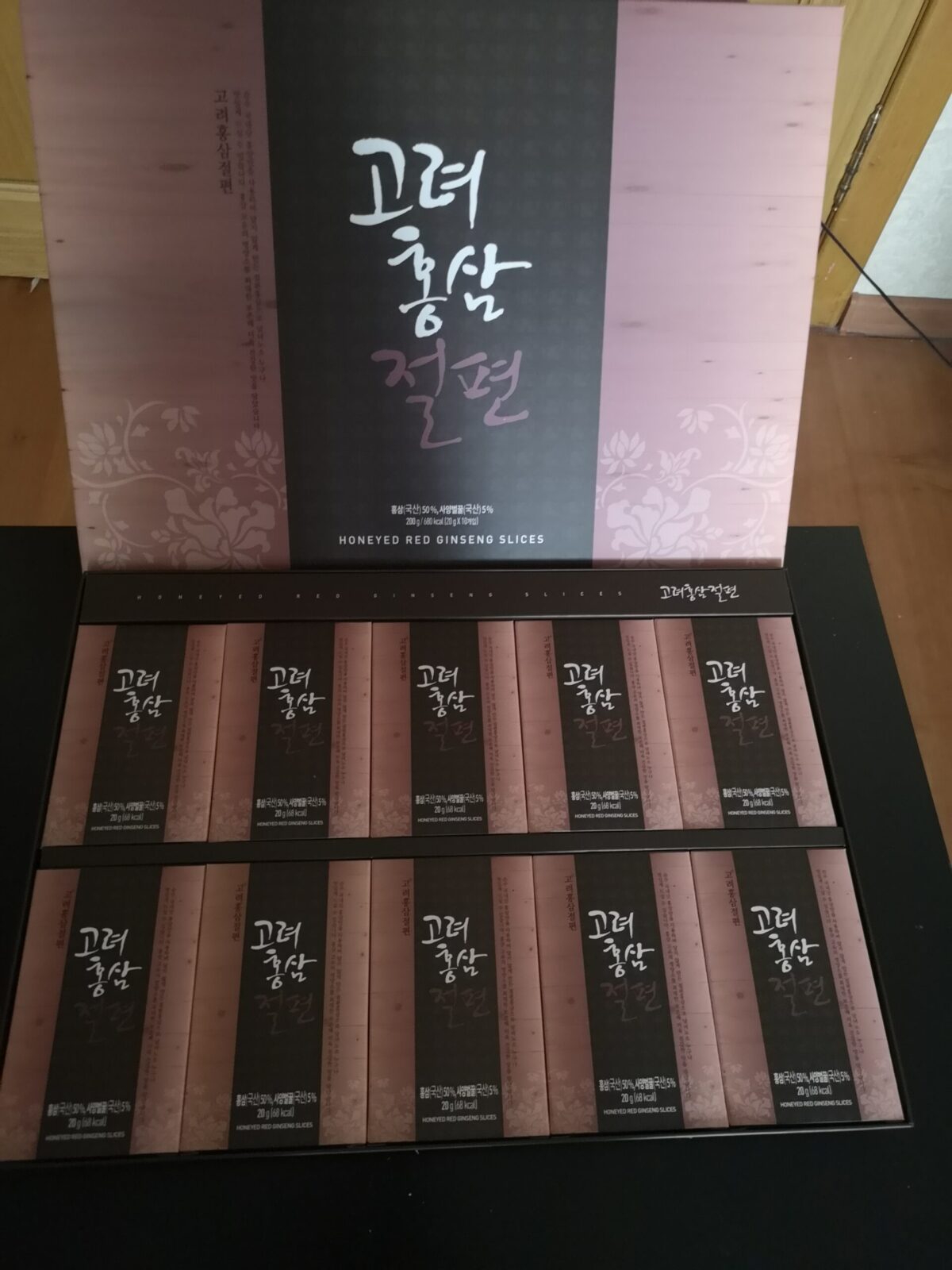 Медовые цукаты красный корейский женьшень 4лет,слайсы,200г,КОРЁ,Тэдон