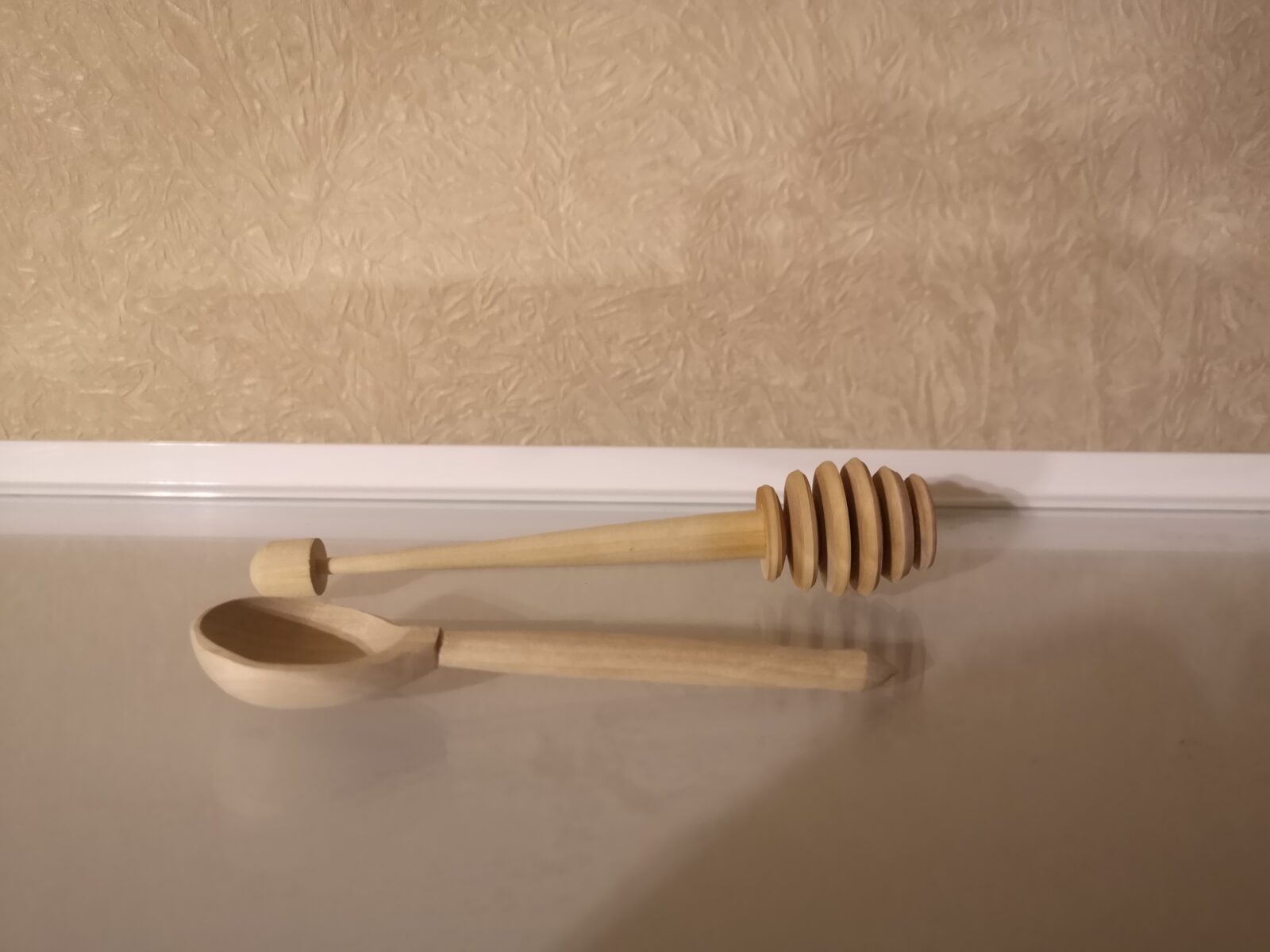 сувенирная ложка для меда из липы малая — изображение 6