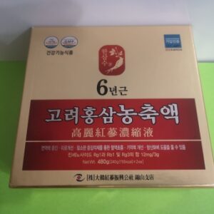 Экстракт красного корейского женьшеня 6 лет, 12 мг, 480 гр, 2 упаковки по 240 гр