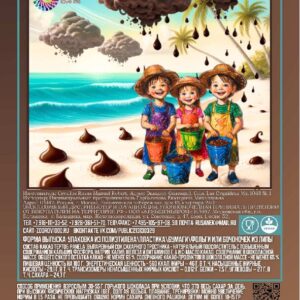 ШОКОЛАДНЫЙ ДОЖДЬ. Капельки СЧАСТЬЯ И УДОВОЛЬСТВИЯ 100 г