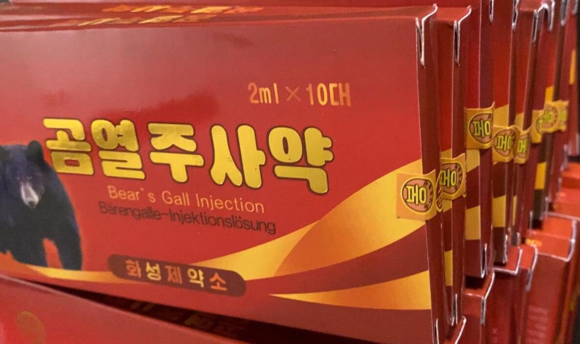 Медвежья желчь, 10 ампул, КНДР (ком ёль) — изображение 2