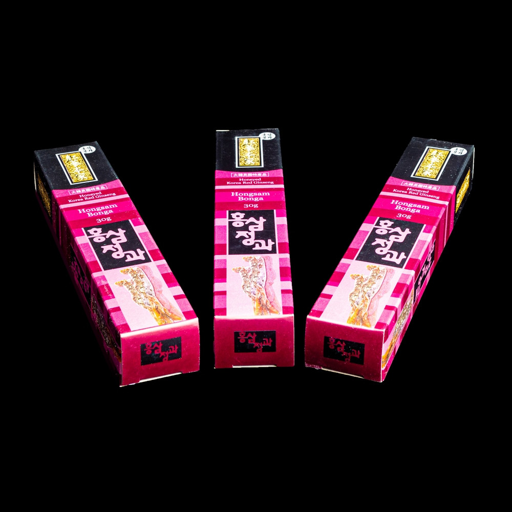 Медовые цукаты с красным корейским женьшенем, корень 30 гр., GOLD PREMIUM (женьшень - 95%, мёд - 5%. — изображение 3