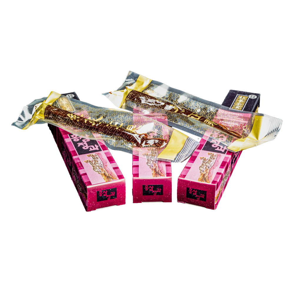 Медовые цукаты с красным корейским женьшенем, корень 30 гр., GOLD PREMIUM (женьшень - 95%, мёд - 5%. — изображение 4