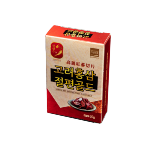 Медовые цукаты из красного корейского женьшеня, слайсы, 20 гр.