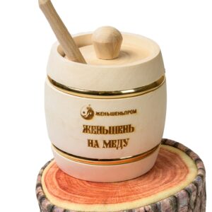 сувенирный бочонок 8 белый для меда