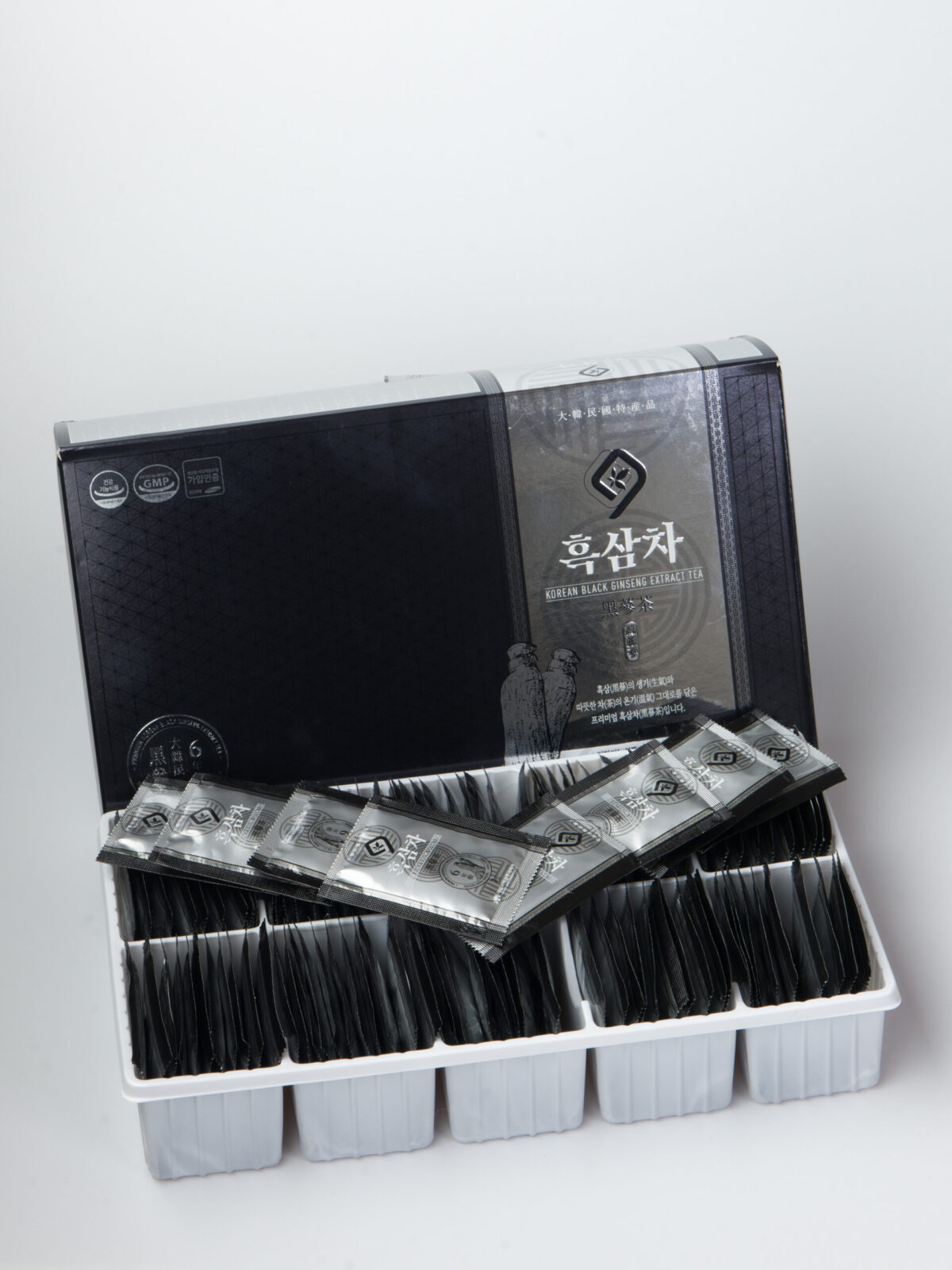 чай черного корейского женьшеня 6 л, ПРЕМИУМ 300 г (3гх100)