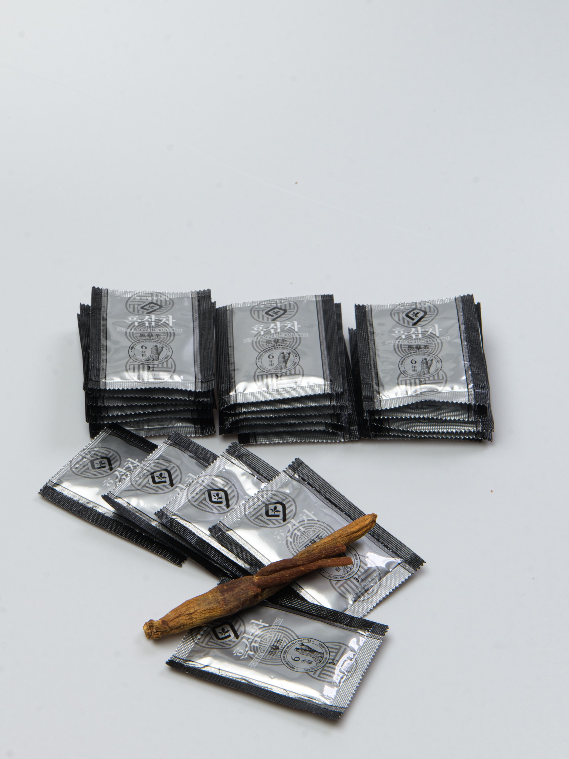 чай черного корейского женьшеня 6 л, ПРЕМИУМ 300 г (3гх100) — изображение 3