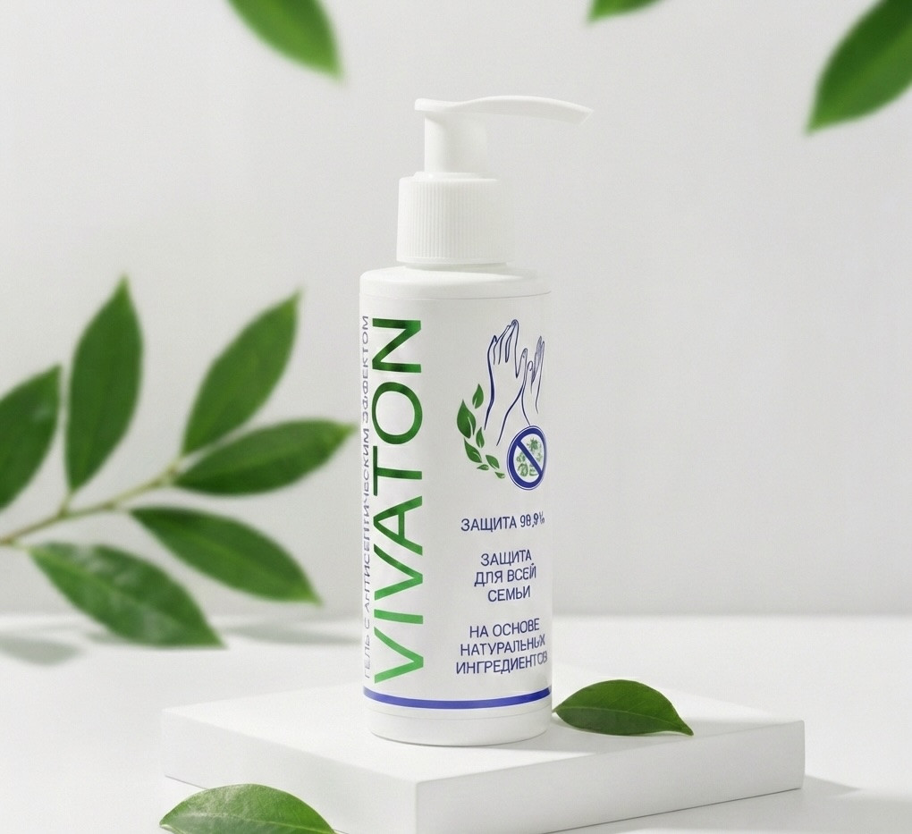 Гель с антисептическим эффектом «Виватон» 150 мл