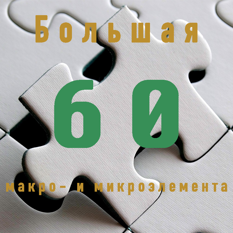 Минералограмма "Большая" 60 макро- и микроэлемента