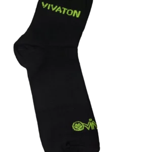 Медицинские носки Виватон черного цвета с логотипом фото