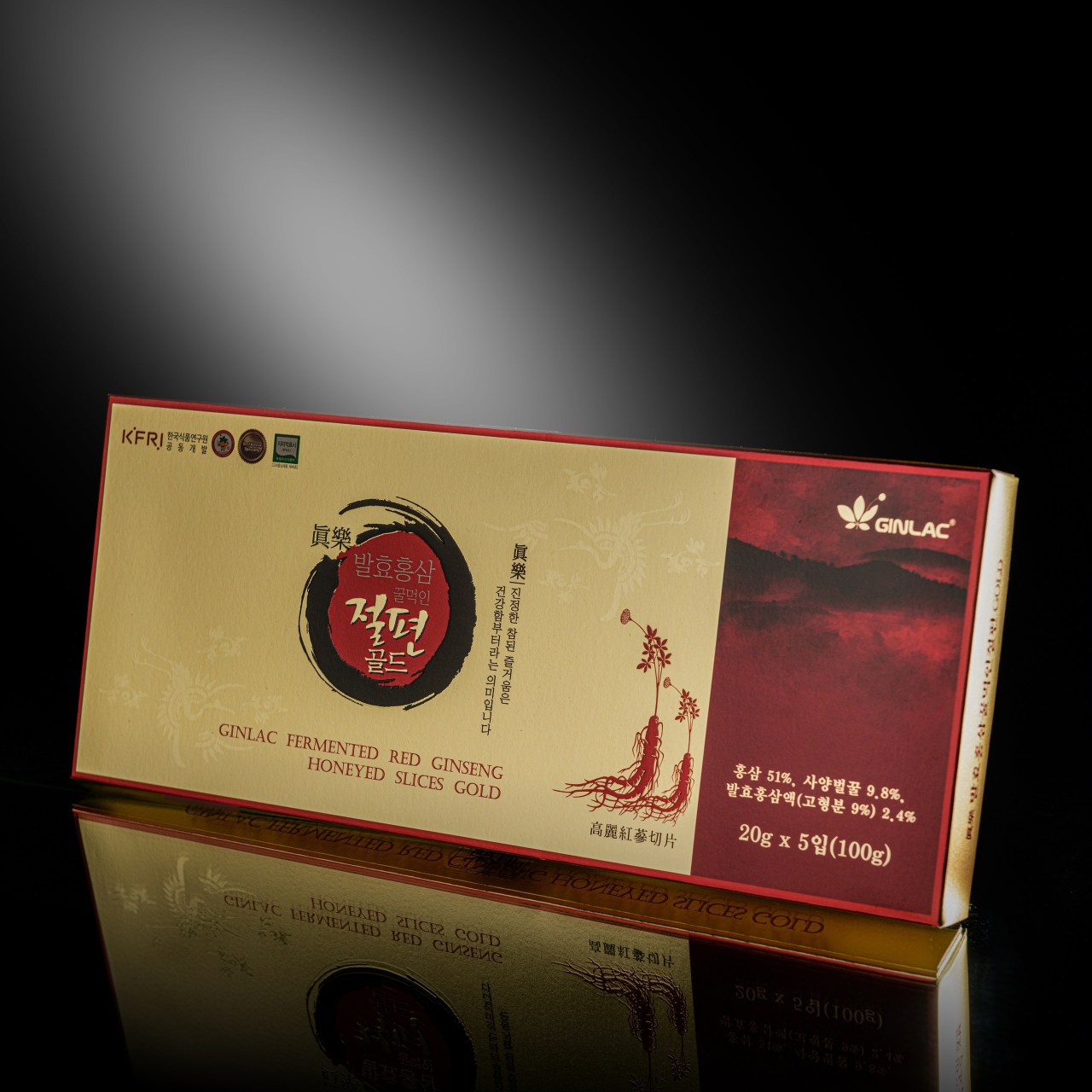 Дзен-слайсы с медом из красного женьшеня 200 г (5х20г) Корея — изображение 2