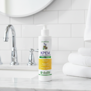 Увлажняющий крем Виватон 200 мл флакон для лица и декольте