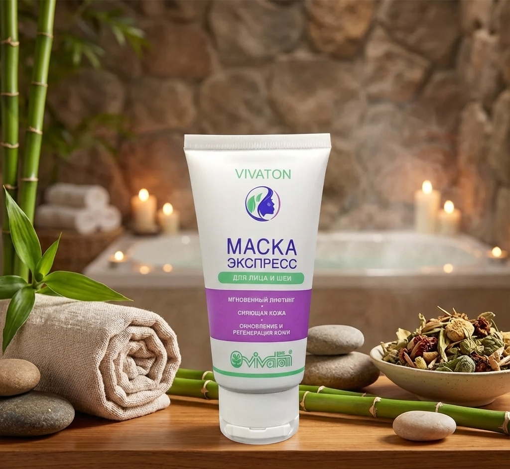 Экспресс-маска «Виватон» (50 мл) — Мгновенное преображение — изображение 3
