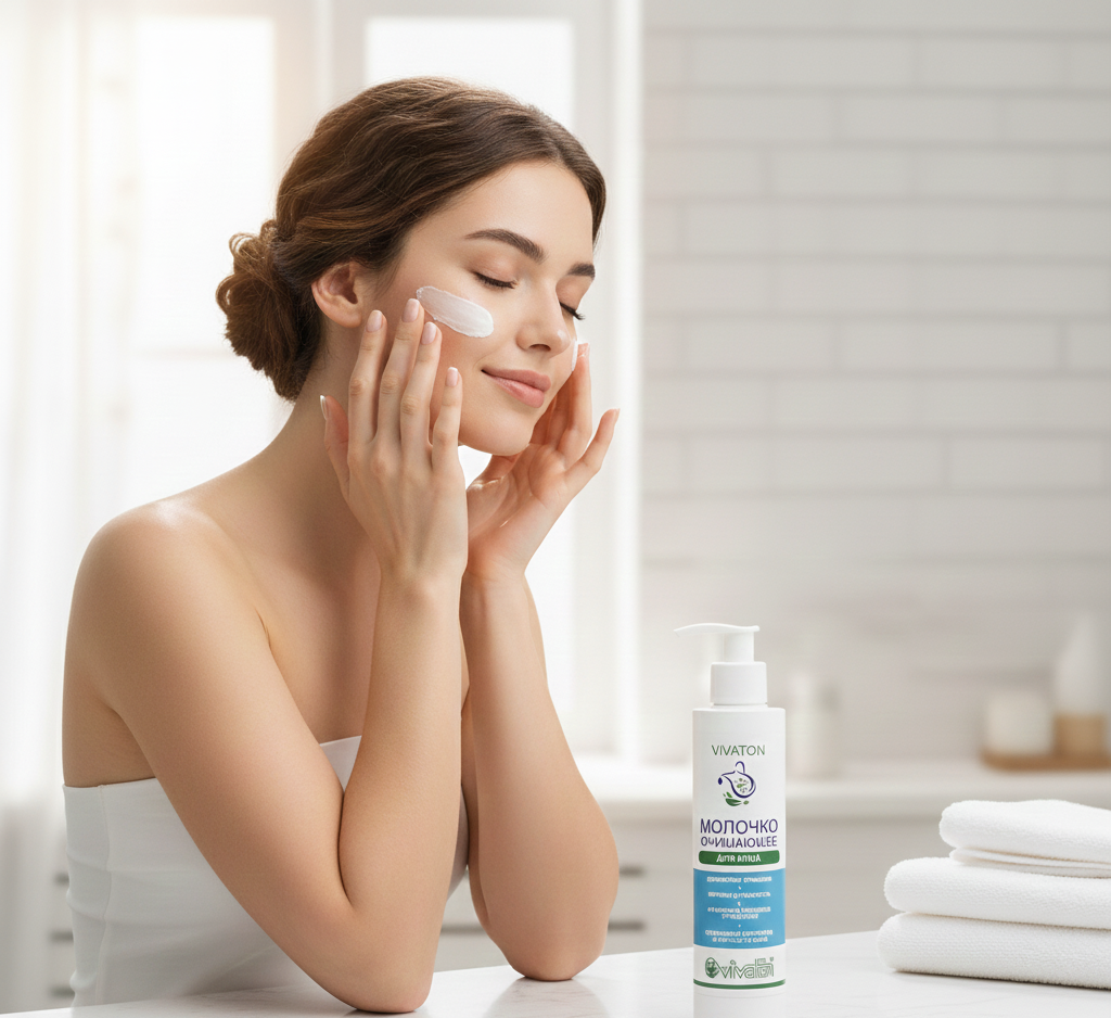 Молочко очищающее «Виватон» (200 мл) — изображение 3