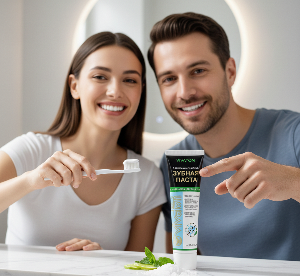 Зубная Паста "Виватон" с Карловарской Солью 100 мл — изображение 2