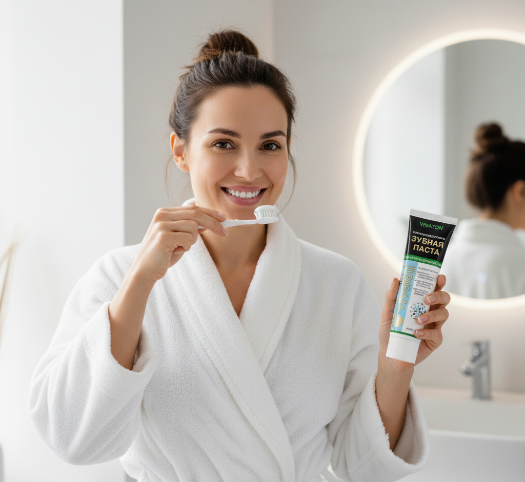 Зубная Паста "Виватон" с Карловарской Солью 100 мл — изображение 4