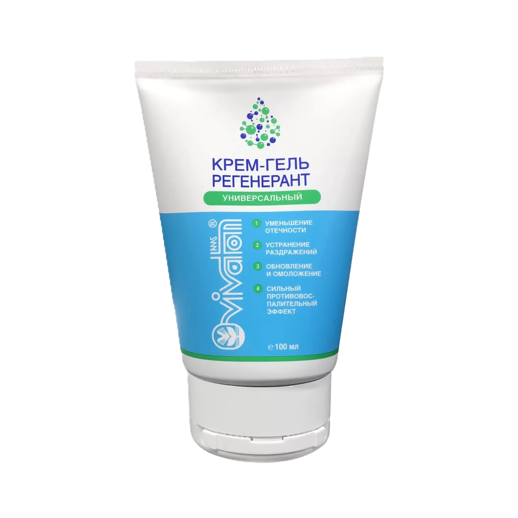 Крем-гель регенерант Виватон 100 мл туба для лица и тела