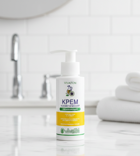 Увлажняющий крем Виватон 100 мл в тубе для лица